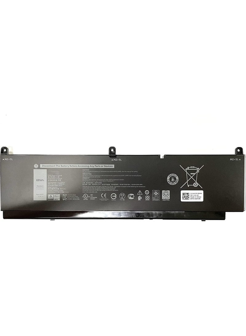 بطارية 11.4 فولت 68 واط/ساعة 68ND3 CR72X G5FJ8 J0VNR CR72X 17C06 لمحطات العمل المحمولة Dell Precision 7550 7560 7750 7760 - Image 1